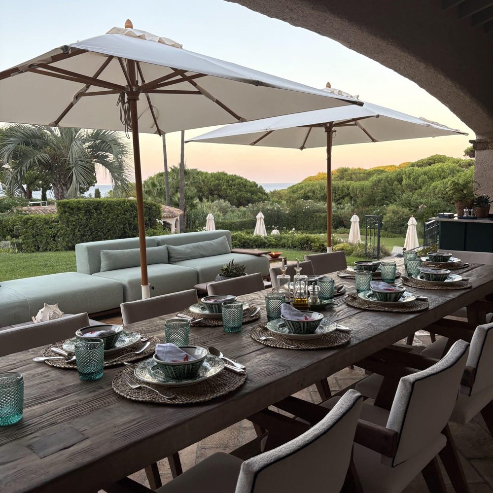 Saint-Tropez private dinner outdoor scaled